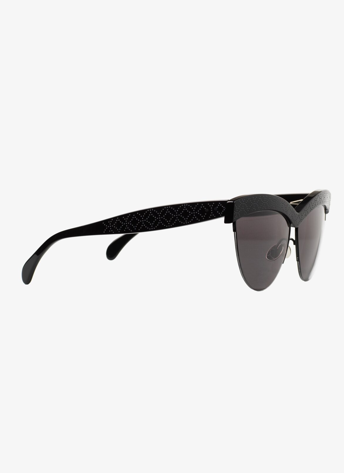 GLASSES LUNETTES GREY/BLACK ALAÏA BLACK-BLACK-GRAY  GLASSES LUNETTES GREY/BLACK